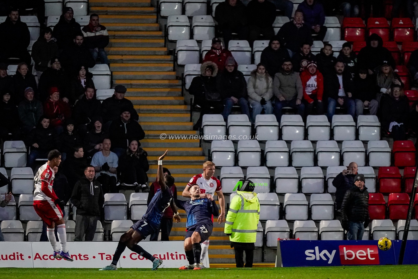 Chem Campbell of Stevenage scores to make it  1-1 during the Sky Bet League 1 match Stevenage vs Mansfield Town at Lamex Stadium, Stevenage, United Kingdom, 24th January 2026

(Photo by Maynard Manyowa/News Images)