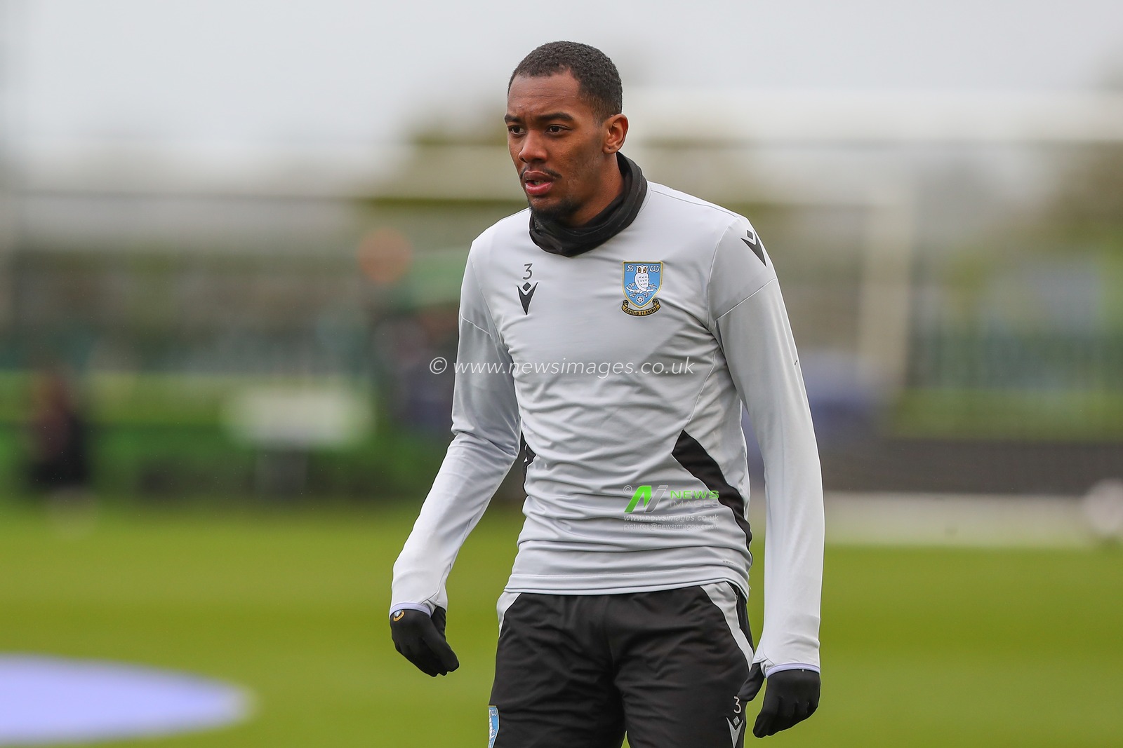 Jaden Brown #3 of Sheffield Wednesday during the pre-game warm up ahead of the Sky Bet League 1 match Forest Green Rovers vs Sheffield Wednesday at The New Lawn, Nailsworth, United Kingdom, 26th March 2023

(Photo by Gareth Evans/News Images)