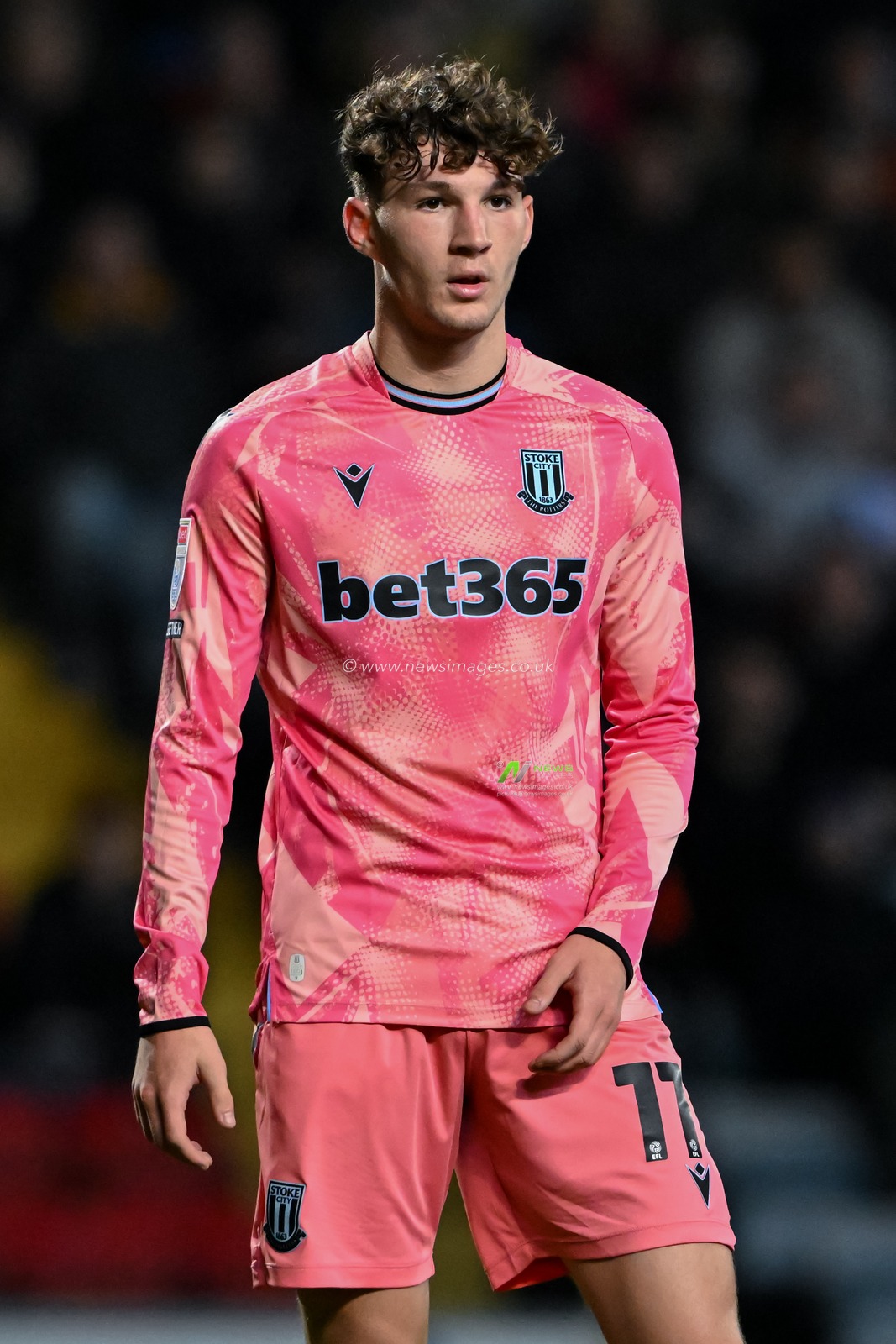Lewis Koumas of Stoke City during the Sky Bet Championship match Blackburn Rovers vs Stoke City at Ewood Park, Blackburn, United Kingdom, 6th November 2024

(Photo by Cody Froggatt/News Images)
