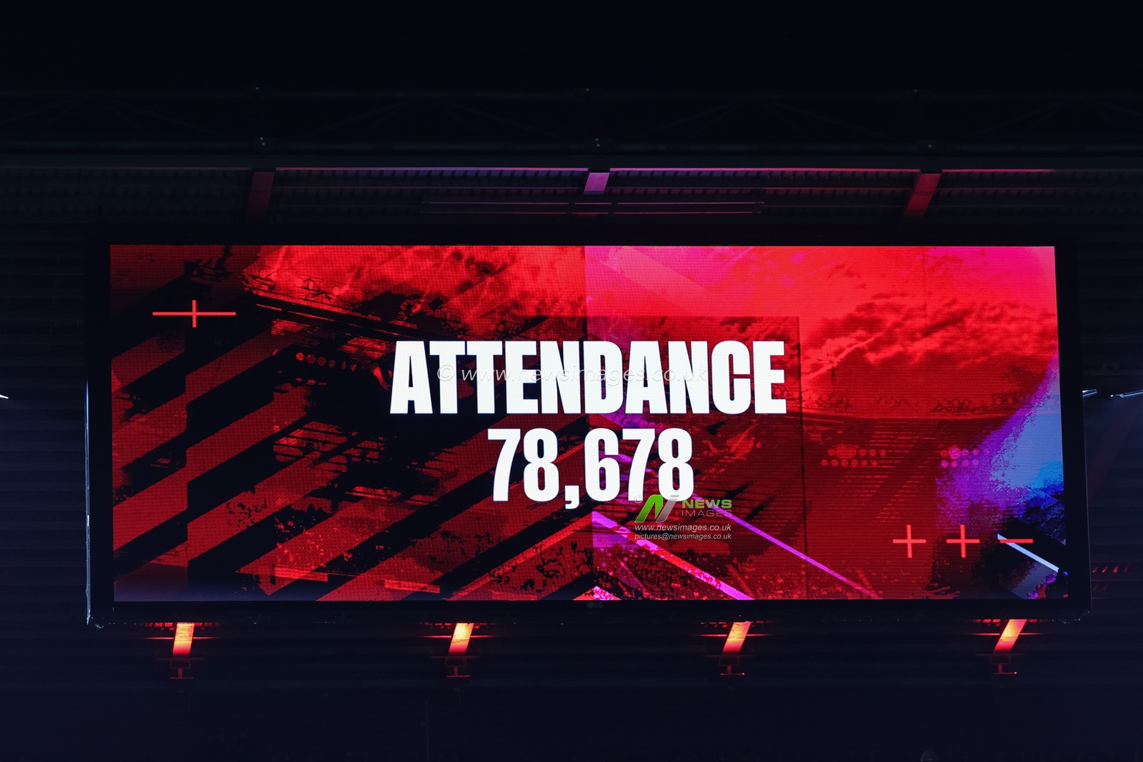 Todays attendance 78,678 during the Quilter Nations Series 2025 match England vs Fiji at Allianz Stadium, Twickenham, United Kingdom, 8th November 2025

(Photo by Mark Cosgrove/News Images)

*** GER AUT SUI OUT ***