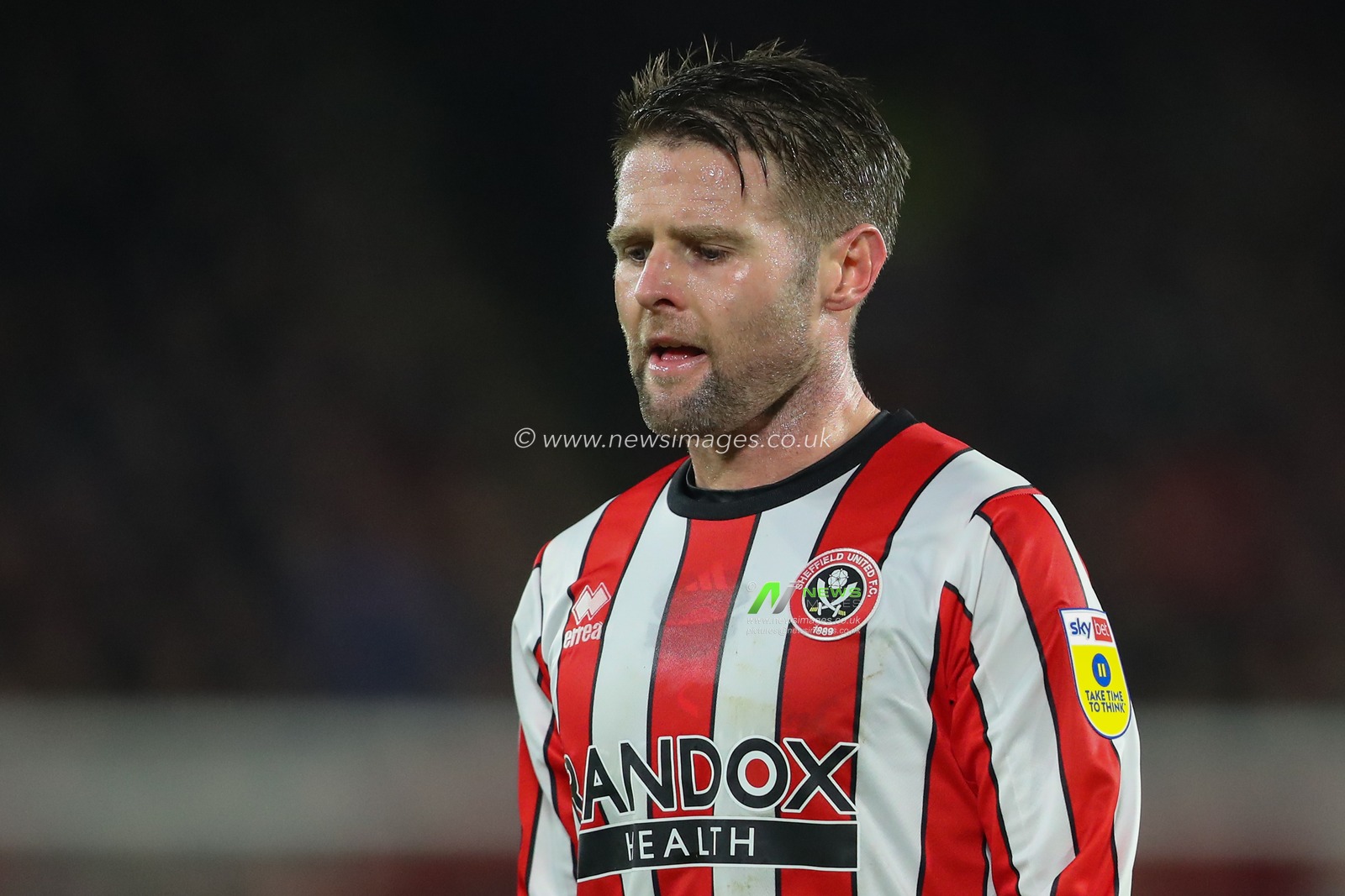Oliver Norwood #16 of Sheffield United during the Sky Bet Championship match Sheffield United vs Middlesbrough at Bramall Lane, Sheffield, United Kingdom, 15th February 2023

(Photo by Gareth Evans/News Images)