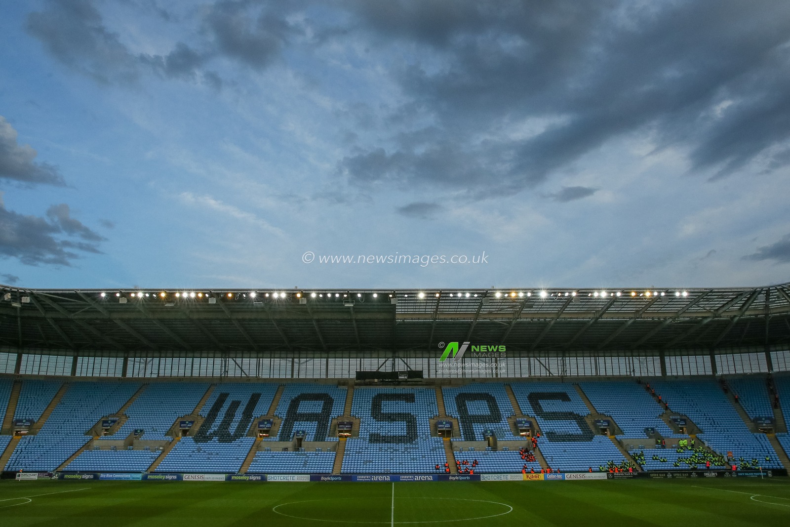 General view inside of the Coventry Building Society Arena, home of Coventry City ahead of the Sky Bet Championship match Coventry City vs Sheffield United at Coventry Building Society Arena, Coventry, United Kingdom, 19th October 2022

(Photo by Gareth Evans/News Images)