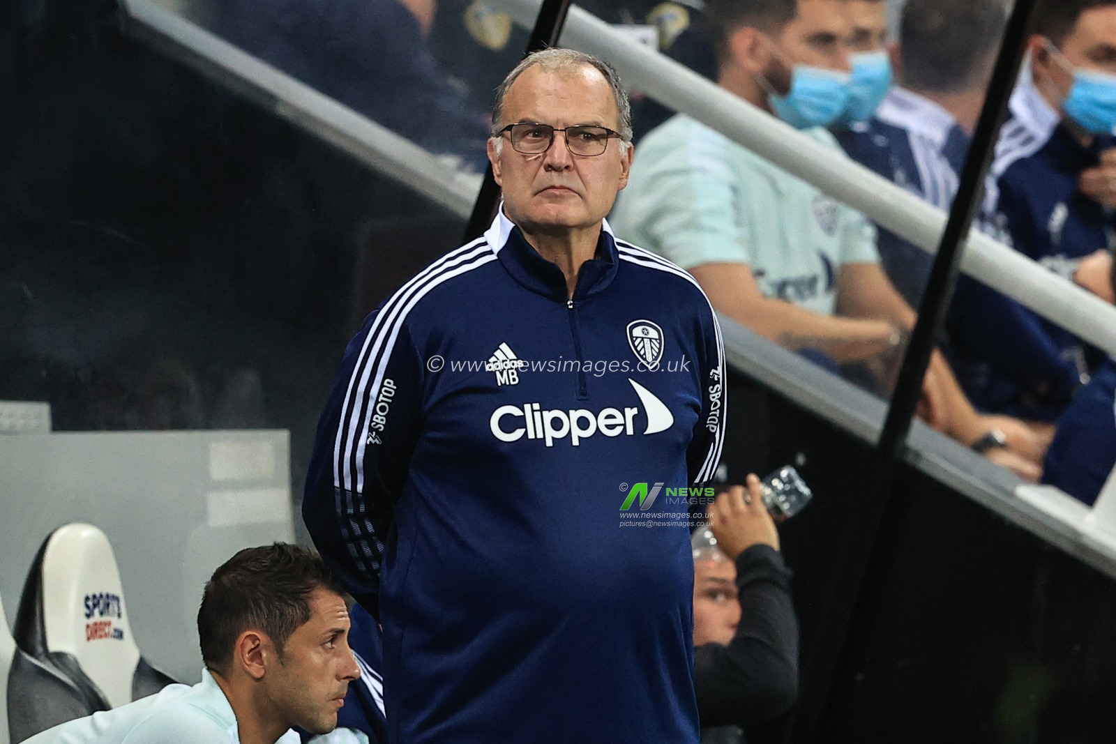 Marcelo Bielsa manager of Leeds United during the game