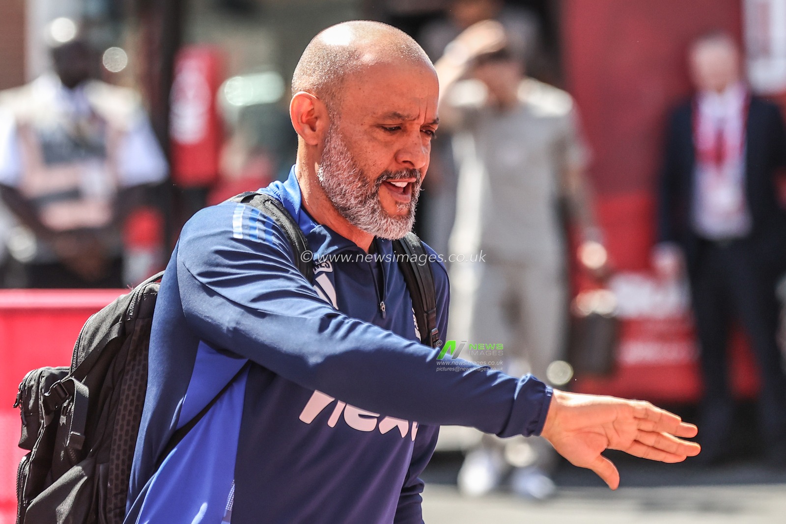 Nuno Espirito Santo Manager of Nottingham Forest arrives during the Premier League match Nottingham Forest vs Leicester City at City Ground, Nottingham, United Kingdom, 11th May 2025

(Photo by Alfie Cosgrove/News Images)