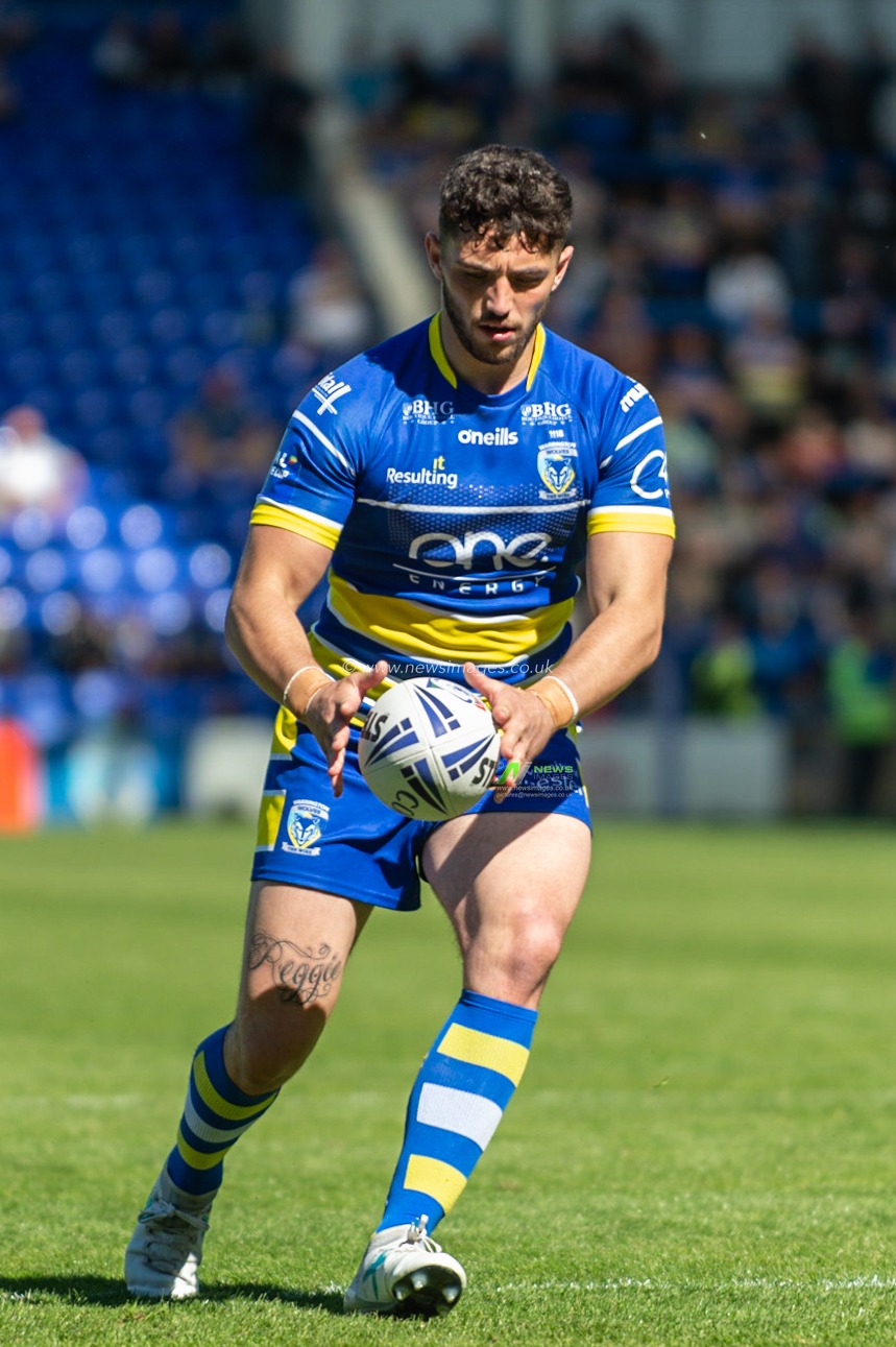 12th May 2019 , Halliwell Jones Stadium, Warrington, England ; Coral Challenge Cup 2019, Round 6, Warrington Wolves vs Wigan Warriors ; Declan Patton of Warrington Wolves 


Credit: Richard Long/News Images