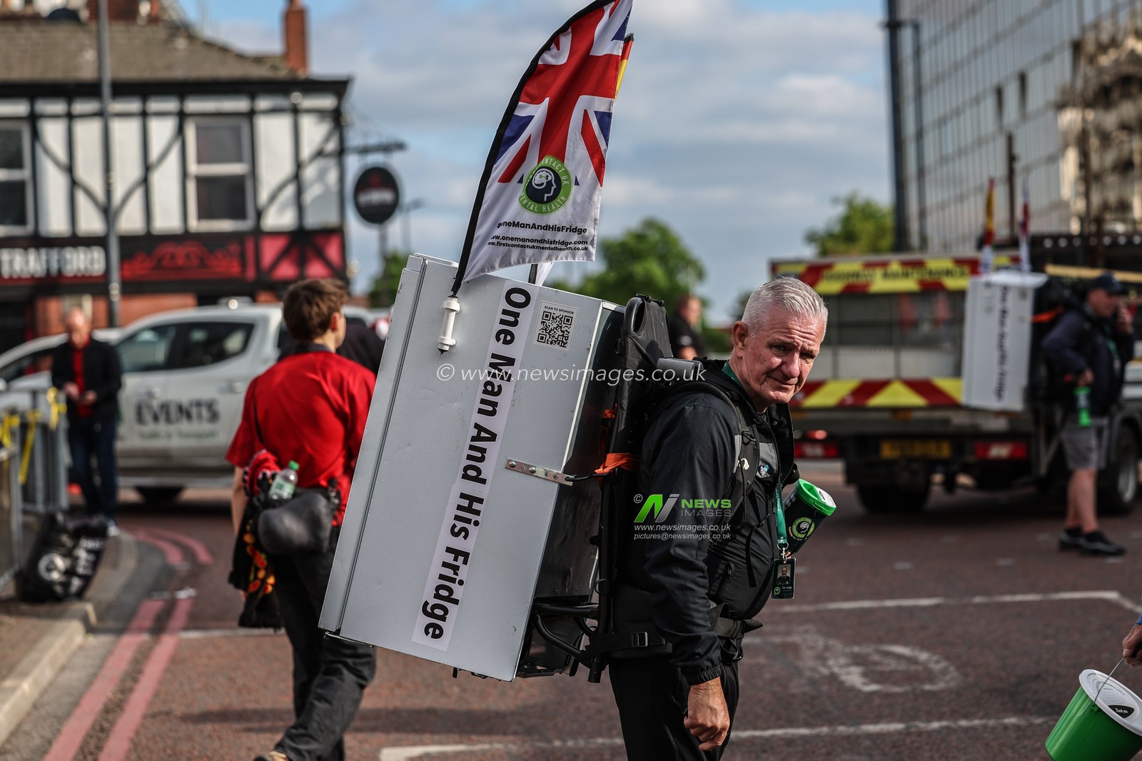 Fans arrive during the UEFA Europa League Semi-final match Manchester United vs Athletic Bilbao at Old Trafford, Manchester, United Kingdom, 8th May 2025

(Photo by Mark Cosgrove/News Images)