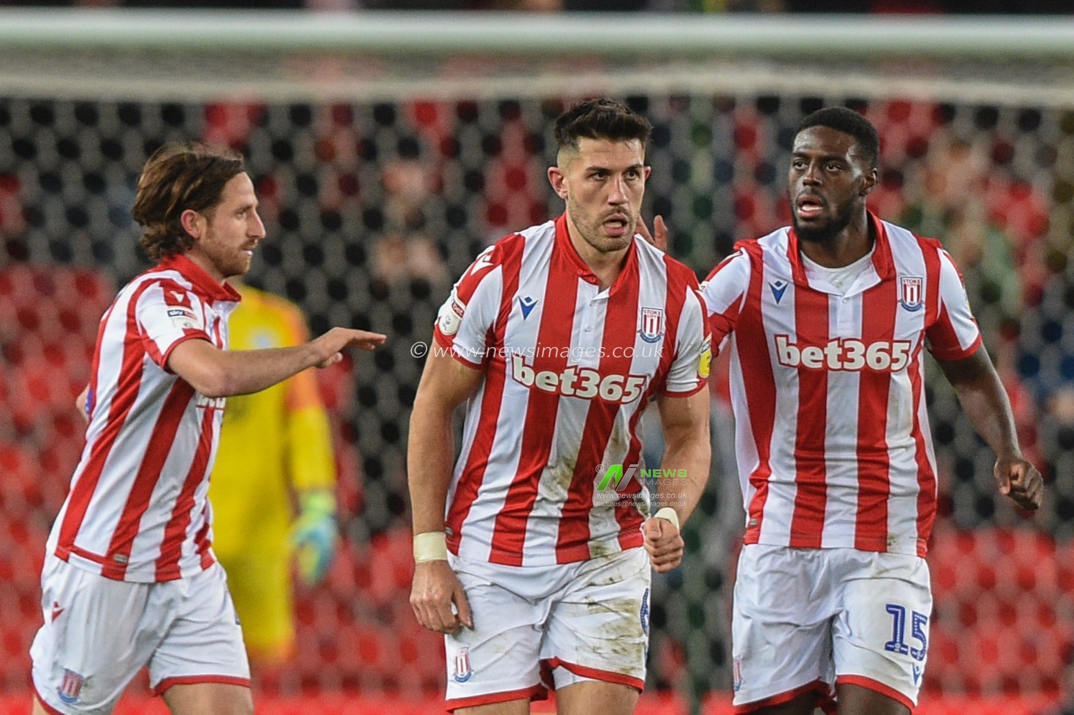 23rd November 2019, Bet365 Stadium, Stoke-on-Trent, England; Sky Bet Championship, Stoke City v Wigan Athletic : Danny Batth (6) of Stoke City celebrates scoring his goal making it 1-1

Credit: Richard Long/News Images