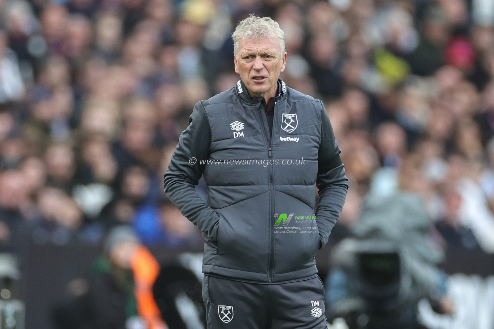 David Moyes manager of West Ham United during the Premier League match West Ham United vs Everton at London Stadium, London, United Kingdom, 29th October 2023

(Photo by Mark Cosgrove/News Images)