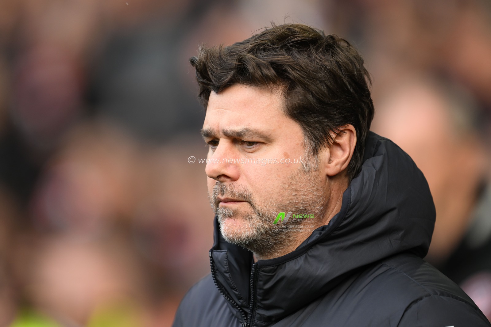 Mauricio Pochettino Manager of Chelsea during the Premier League match Sheffield United vs Chelsea at Bramall Lane, Sheffield, United Kingdom, 7th April 2024

(Photo by Craig Thomas/News Images)