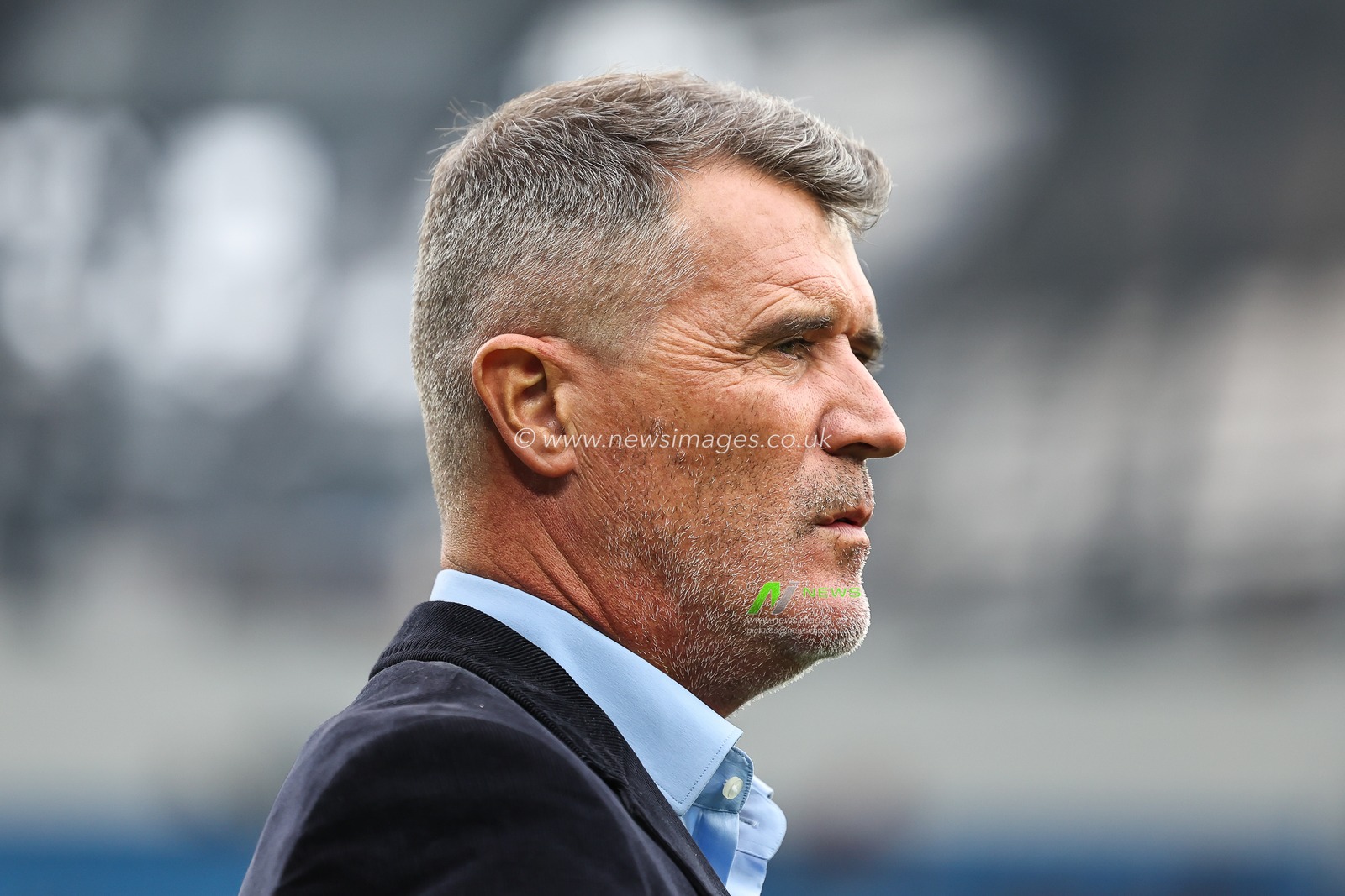 Roy Keane former Arsenal player now Television pundit ahead of the Premier League match Manchester City vs Arsenal at Etihad Stadium, Manchester, United Kingdom, 22nd September 2024

(Photo by Mark Cosgrove/News Images)