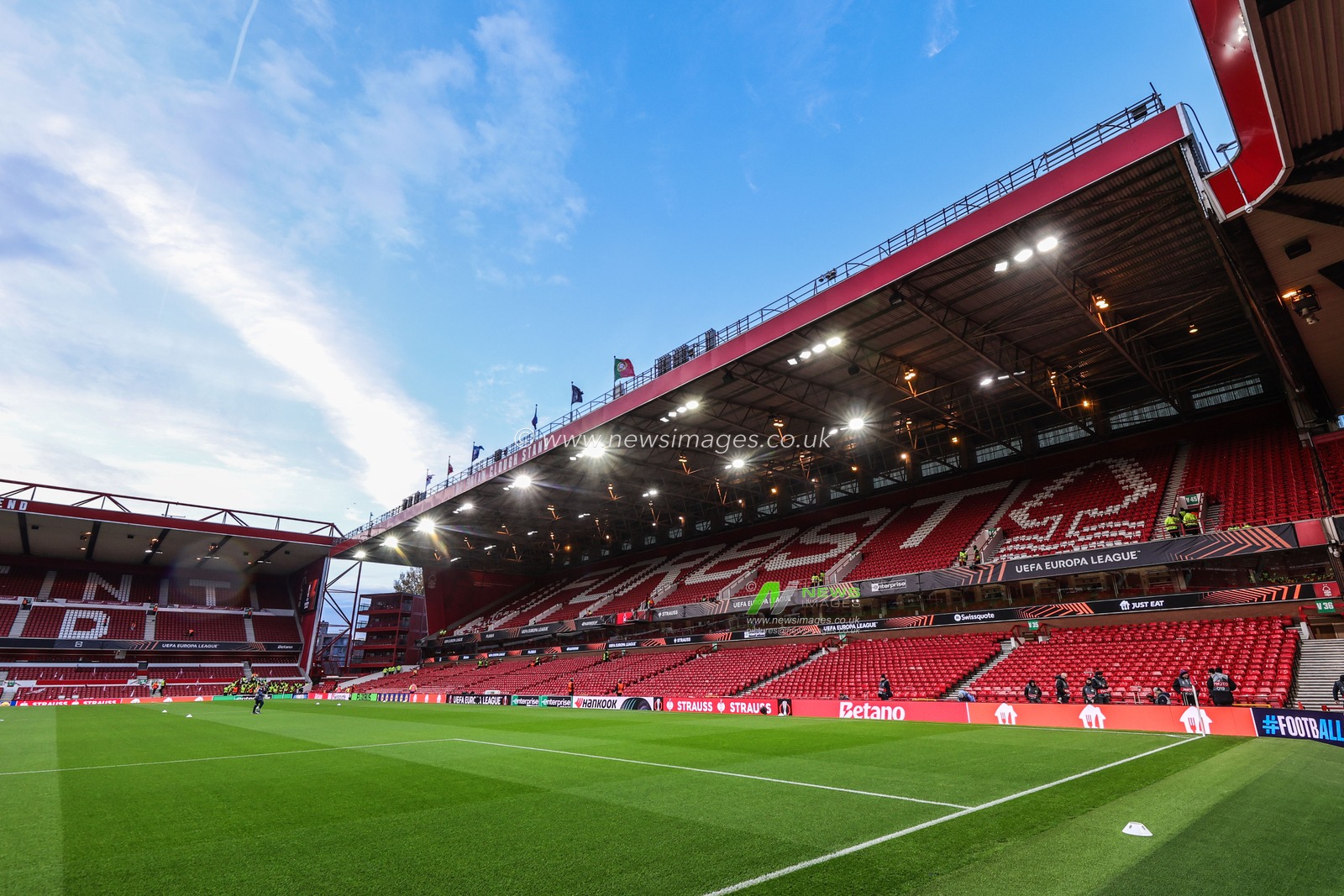 A general view of City Ground ahead of the UEFA Europa League Matchday 3 of 8 Nottingham Forest vs Porto at City Ground, Nottingham, United Kingdom, 23rd October 2025

(Photo by Mark Cosgrove/News Images)