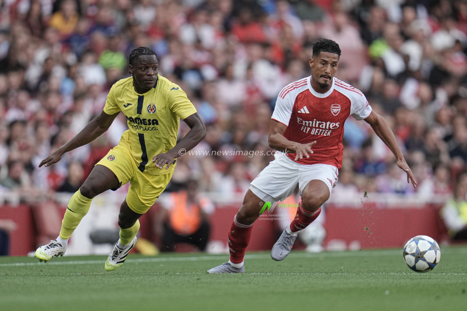 during the Pre-season friendly match Arsenal vs Villarreal at Emirates Stadium, London, United Kingdom, 6th August 2025

(Photo by Harvey Murphy/News Images)