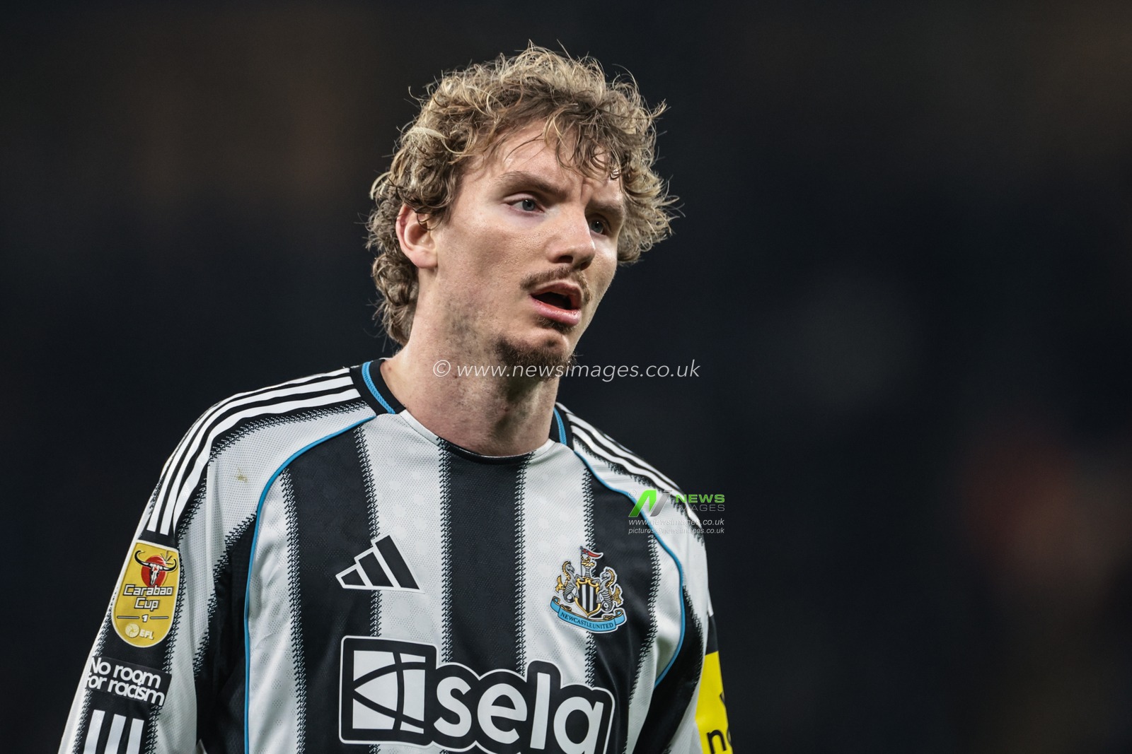 Nick Woltemade of Newcastle United during the Carabao Cup Semi-Final second leg match Manchester City vs Newcastle United at Etihad Stadium, Manchester, United Kingdom, 4th February 2026

(Photo by Mark Cosgrove/News Images)