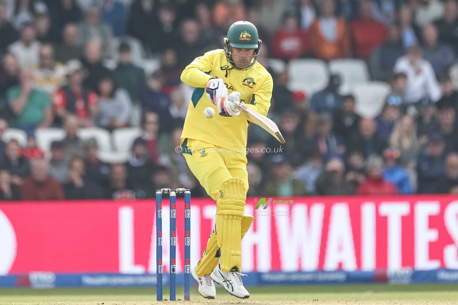 Alex Carey of Australia in action during the Second Metro Bank One Day International England v Australia at Headingley Cricket Ground, Leeds, United Kingdom, 21st September 2024

(Photo by Mark Cosgrove/News Images)