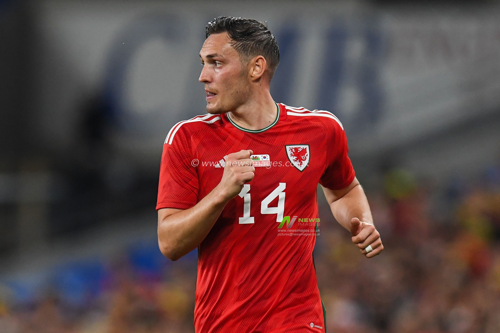 Connor Roberts of Wales during the International Friendly match Wales vs Korea Republic at Cardiff City Stadium, Cardiff, United Kingdom, 7th September 2023

(Photo by Mike Jones/News Images)
