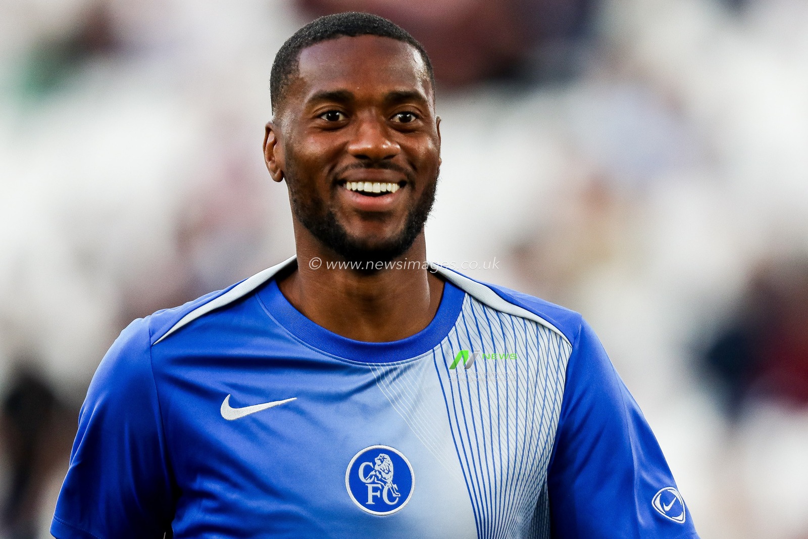 Benoit Badiashile of Chelsea warms up prior to the Premier League match West Ham United vs Chelsea at London Stadium, London, United Kingdom, 22nd August 2025

(Photo by Izzy Poles/News Images)