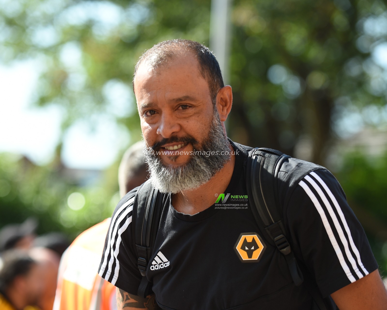 25th August 2019, Molineux Stadium, Wolverhampton, England ; Premier League Football, Wolverhampton Wanderers vs Burnley ; Nuno manager of Wolverhampton Wanderers arrives at the Molineux Stadium

Credit: Richard Long/News Images

English Football League images are subject to DataCo Licence