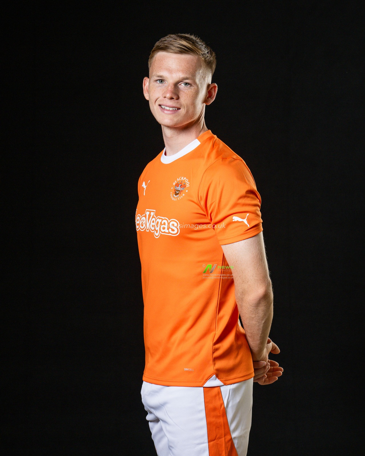 Blackpool Squad Headshots at Bloomfield Road, Blackpool, United Kingdom, 27th July 2023

(Photo by Craig Thomas/News Images)