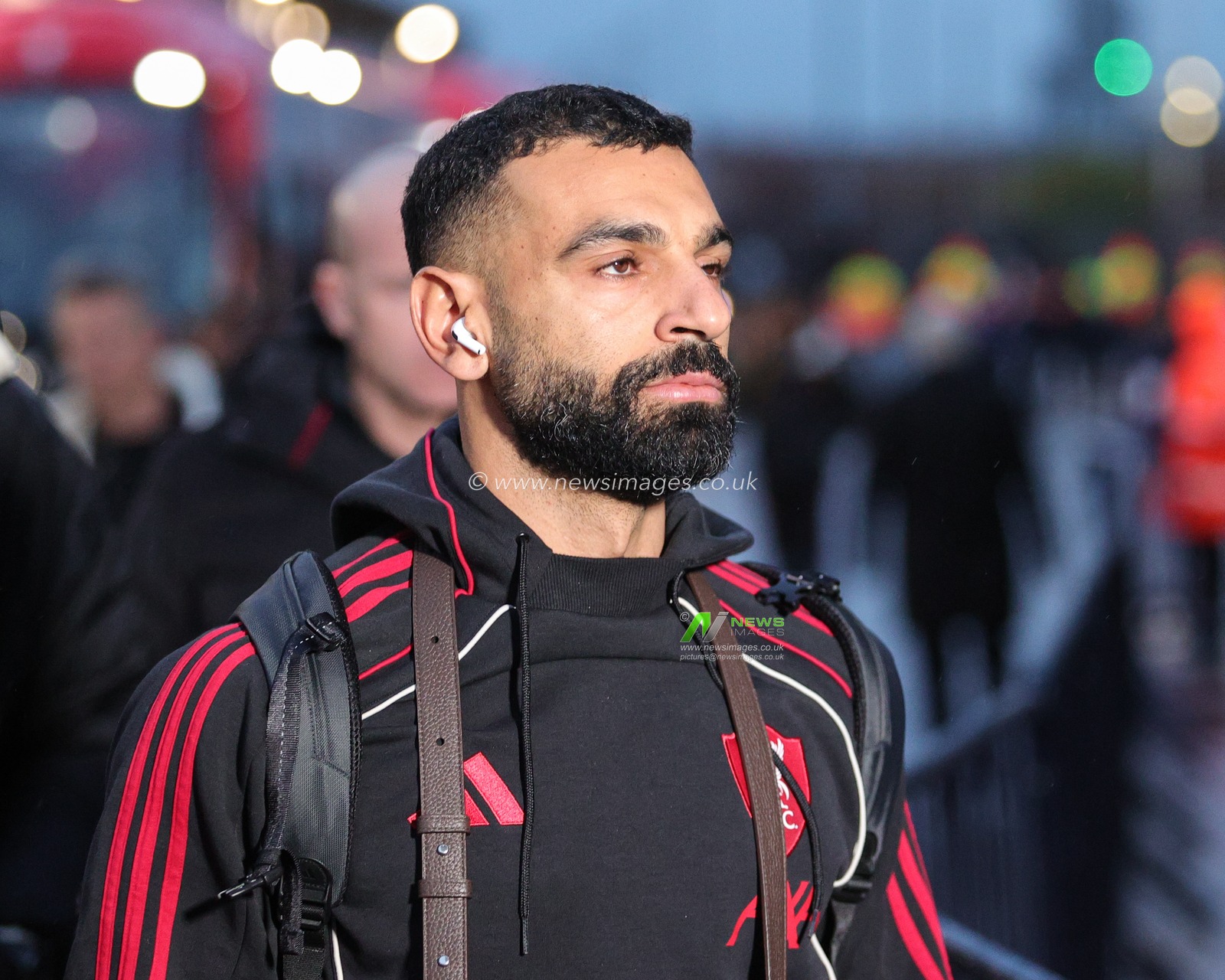 Mohamed Salah of Liverpool arrives ahead of the Premier League match Leeds United vs Liverpool at Elland Road, Leeds, United Kingdom, 6th December 2025

(Photo by Richard Bierton/News Images)

*** GER AUT SUI OUT ***