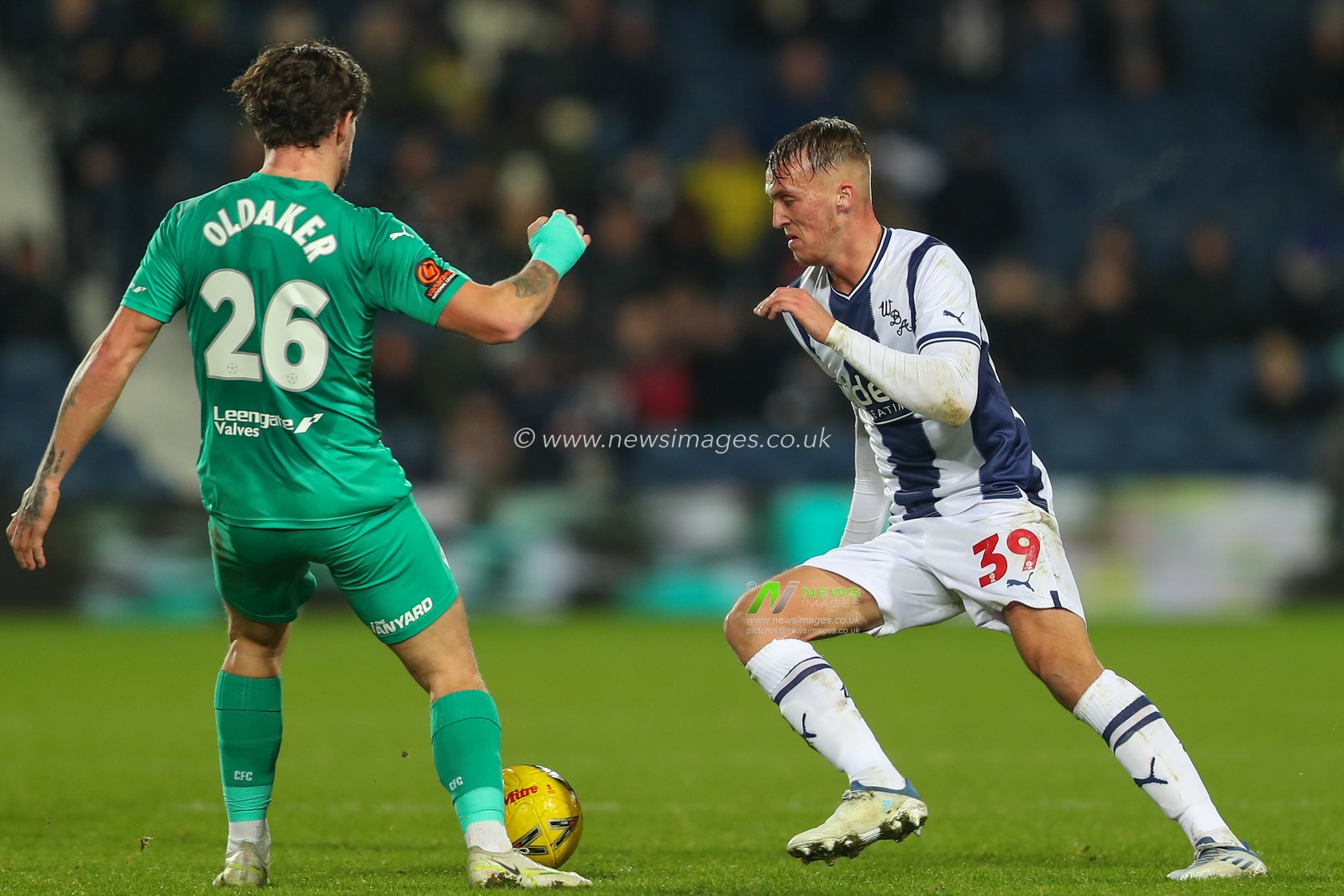 Jamie Andrews #39 of West Bromwich Albion in action during the Emirates FA Cup Third Round Replay match West Bromwich Albion vs Chesterfield at The Hawthorns, West Bromwich, United Kingdom, 17th January 2023

(Photo by Gareth Evans/News Images)