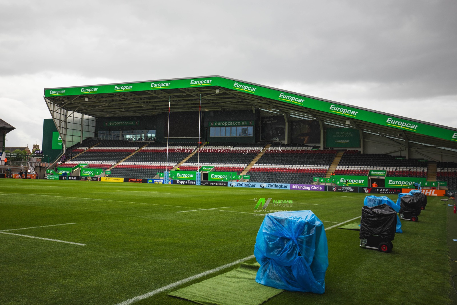 Mattioli Woods Welford Road Stadium before the Gallagher Premiership Play-off Semi-final Leicester Tigers vs Sale Sharks at Mattioli Woods Welford Road Stadium, Leicester, United Kingdom, 7th June 2025

(Photo by Craig Evans/News Images)