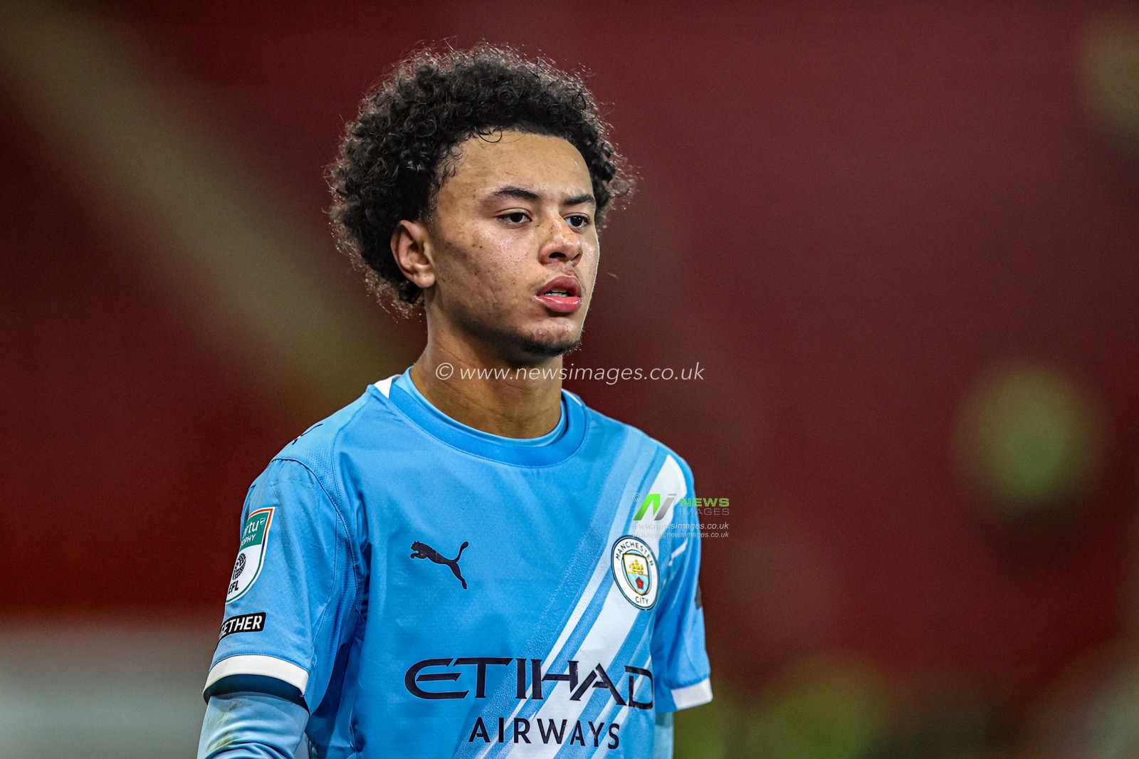Dante Headley of Manchester City during the The Vertu Trophy Northern Group E Rotherham United vs Manchester City U21 at New York Stadium, Rotherham, United Kingdom, 28th October 2025

(Photo by Alfie Cosgrove/News Images)

*** GER AUT SUI OUT ***