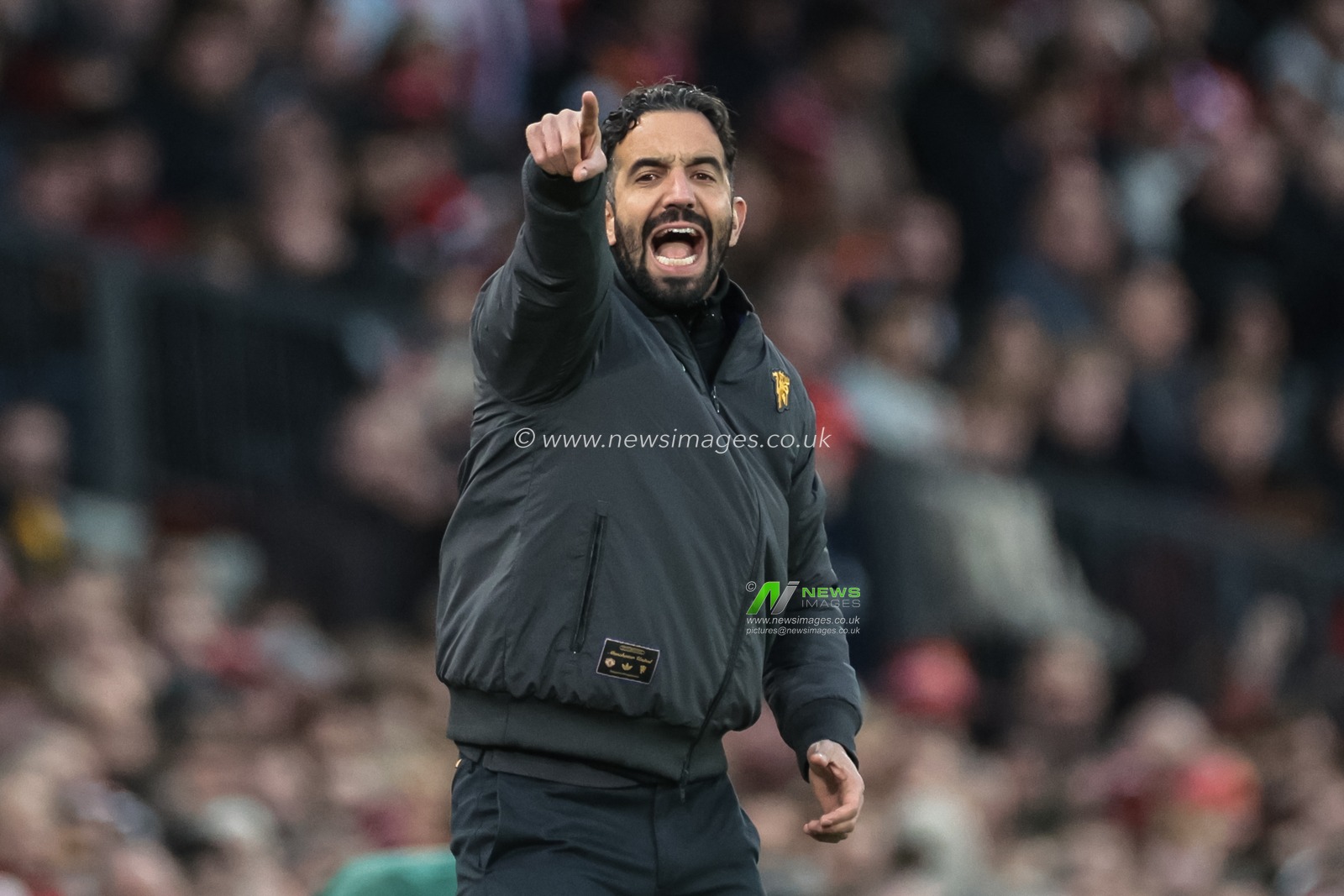 Ruben Amorim manager of Manchester United reacts in the technical area during the Premier League match Manchester United vs Brighton and Hove Albion at Old Trafford, Manchester, United Kingdom, 25th October 2025

(Photo by Mark Cosgrove/News Images)
