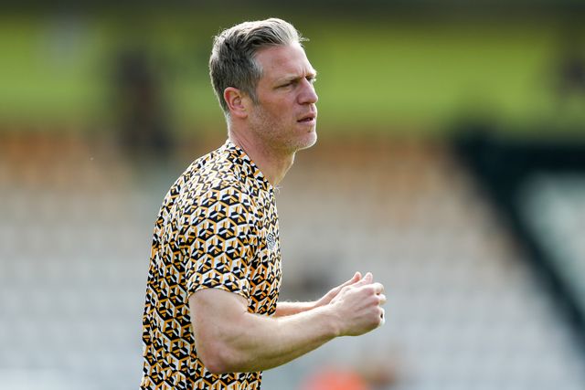 Michael Morrison of Cambridge United warms up prior to the Sky Bet League 1 match Cambridge United vs Charlton Athletic at Cledara Abbey Stadium, Cambridge, United Kingdom, 12th April 2025

(Photo by Izzy Poles/News Images)
