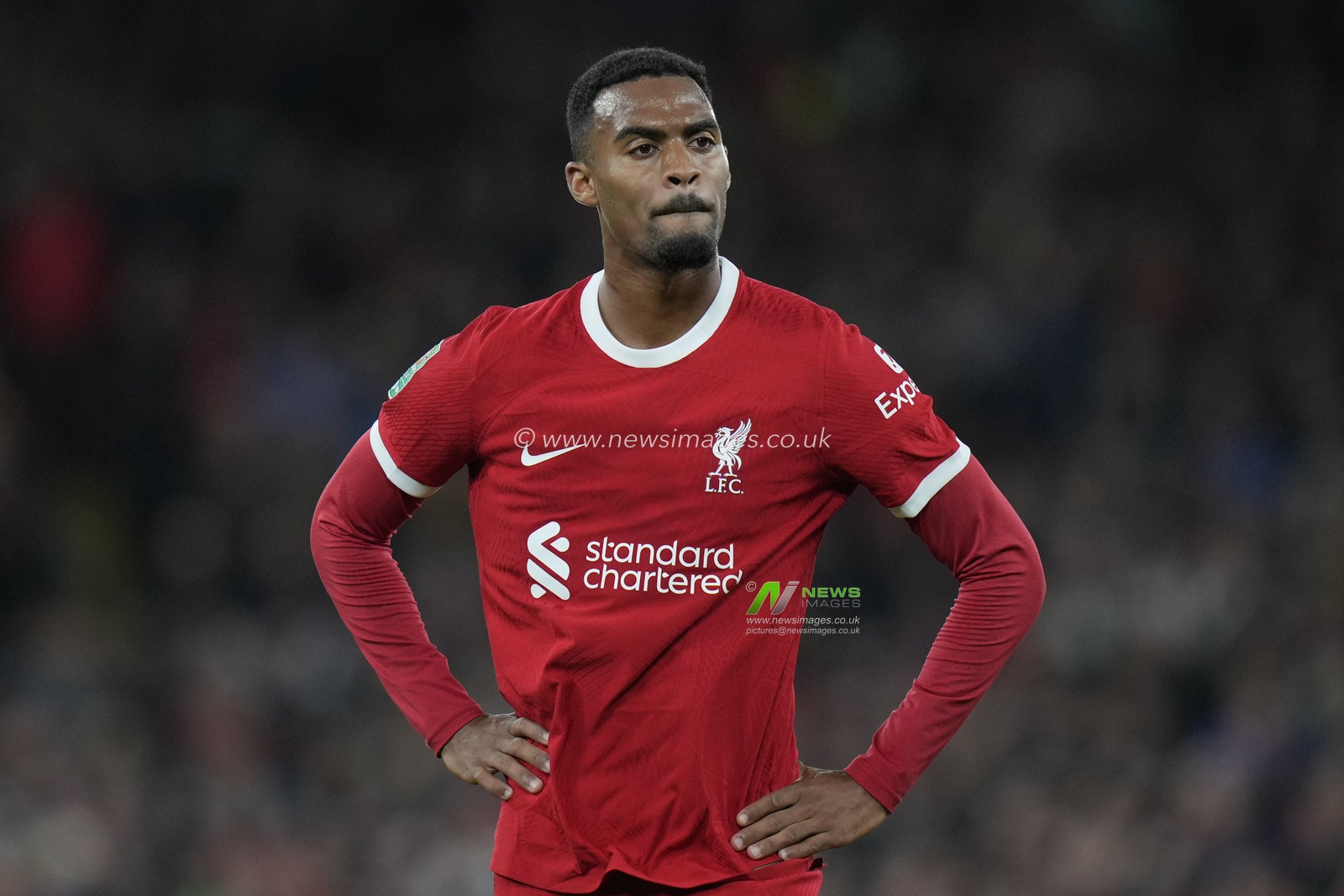 Ryan Gravenberch #38 of Liverpool during the Carabao Cup Third Round match Liverpool vs Leicester City at Anfield, Liverpool, United Kingdom, 27th September 2023

(Photo by Steve Flynn/News Images)