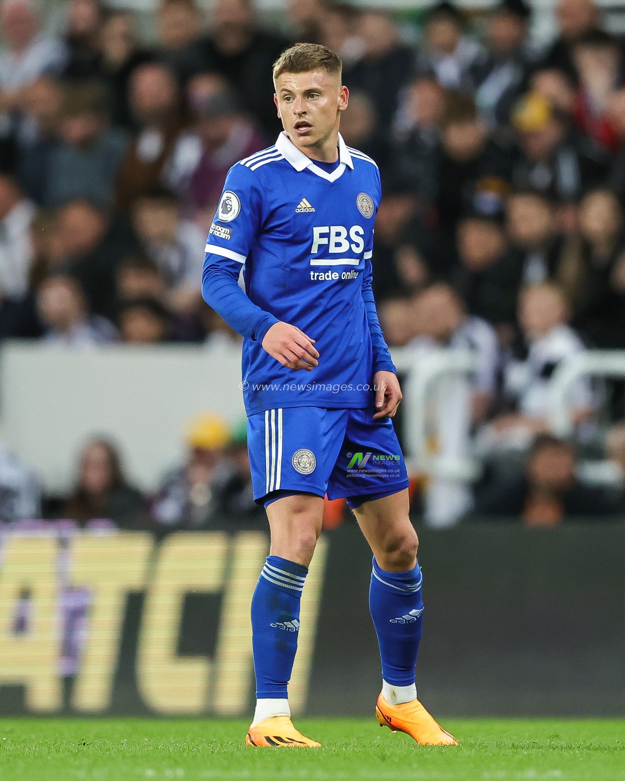 Harvey Barnes #7 of Leicester City during the Premier League match Newcastle United vs Leicester City at St. James's Park, Newcastle, United Kingdom, 22nd May 2023

(Photo by Mark Cosgrove/News Images)