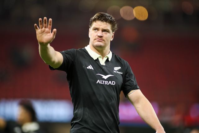 Scott Barrett of New Zealand during the Quilter Nations Series 2025 match Wales vs New Zealand at Principality Stadium, Cardiff, United Kingdom, 22nd November 2025

(Photo by Andrew Lewis/News Images)

*** GER AUT SUI OUT ***