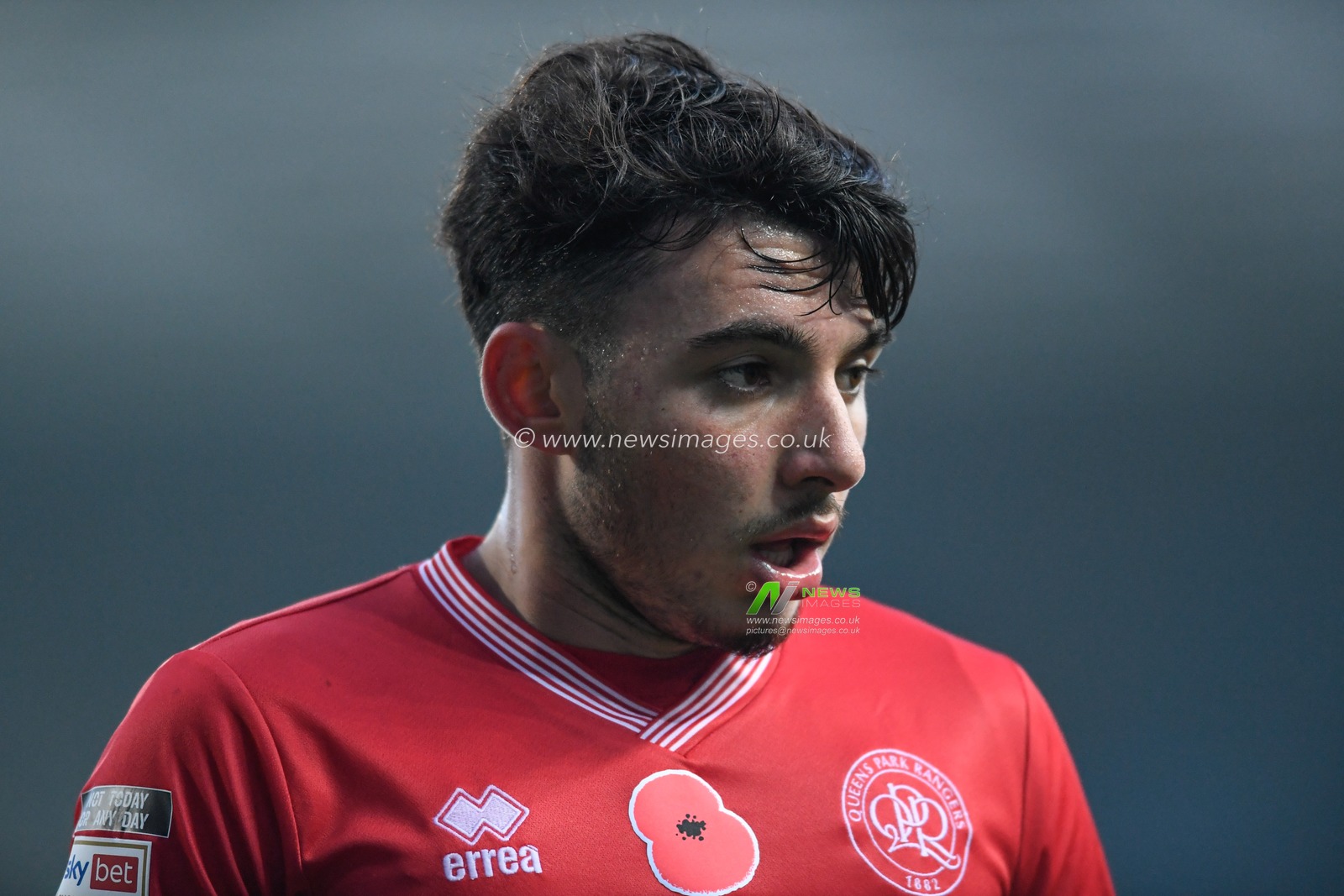 Ilias Chair #10 of Queens Park Rangers in action during the game