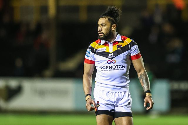Waqa Blake of Bradford Bulls during the Betfred Super League round 6 match Castleford Tigers vs Bradford Bulls at OneBore Stadium, Castleford, Untied Kingdom on 26 March 2026

(Photo by Alfie Cosgrove/News Images)