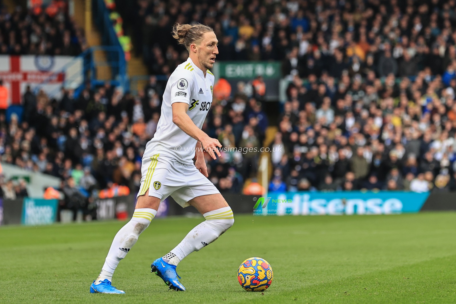 Luke Ayling #2 of Leeds United in action during the game