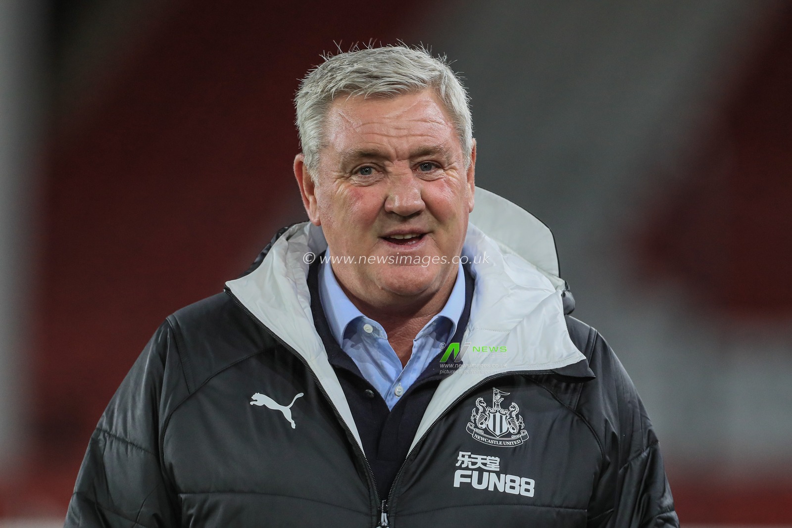 5th December 2019, Bramall Lane, Sheffield, England; Premier League, Sheffield United v Newcastle United : Steve Bruce manager of Newcastle United during the game

Credit: Mark Cosgrove/News Images