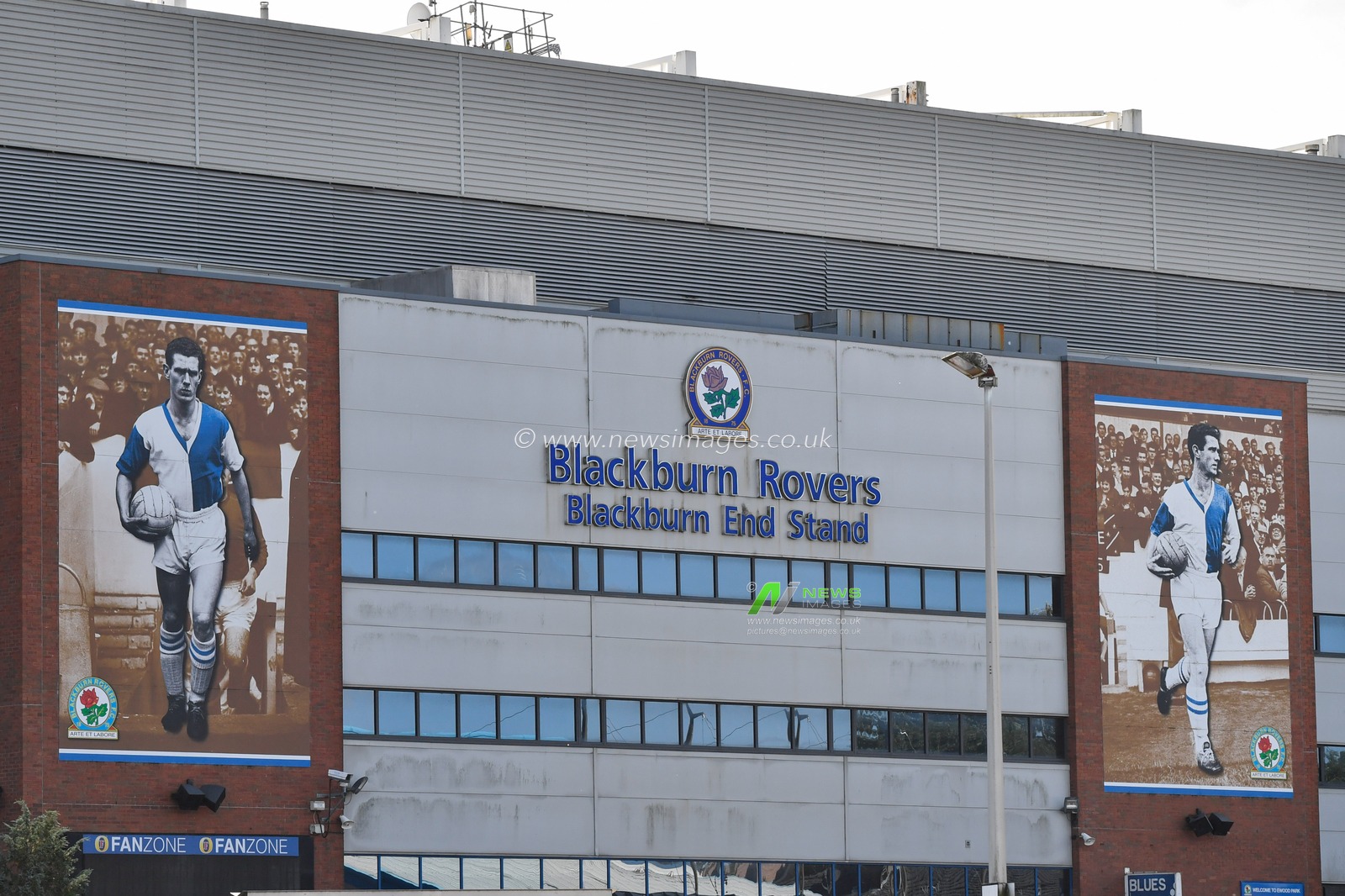 An external view of the Blackburn End Stand