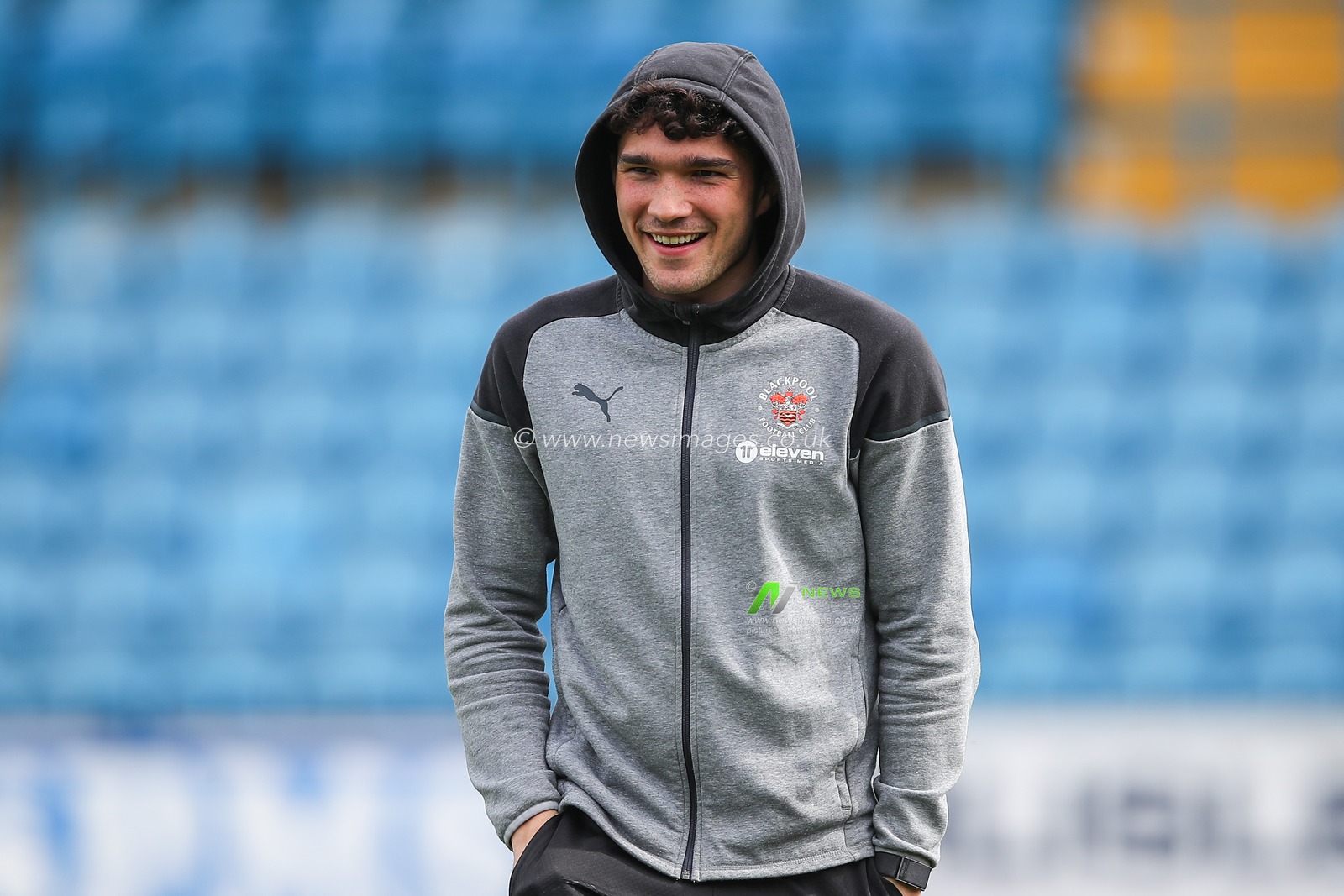 Kyle Joseph of Blackpool arrives ahead of the Sky Bet League 1 match Carlisle United vs Blackpool at Brunton Park, Carlisle, United Kingdom, 13th April 2024

(Photo by Gareth Evans/News Images)