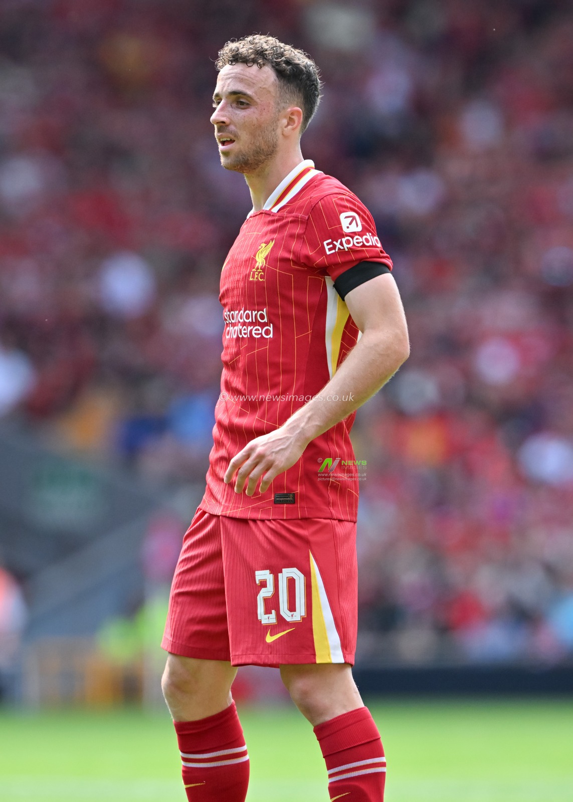 Diogo Jota of Liverpool during the Pre-season friendly match Liverpool vs Sevilla at Anfield, Liverpool, United Kingdom, 11th August 2024

(Photo by Cody Froggatt/News Images)