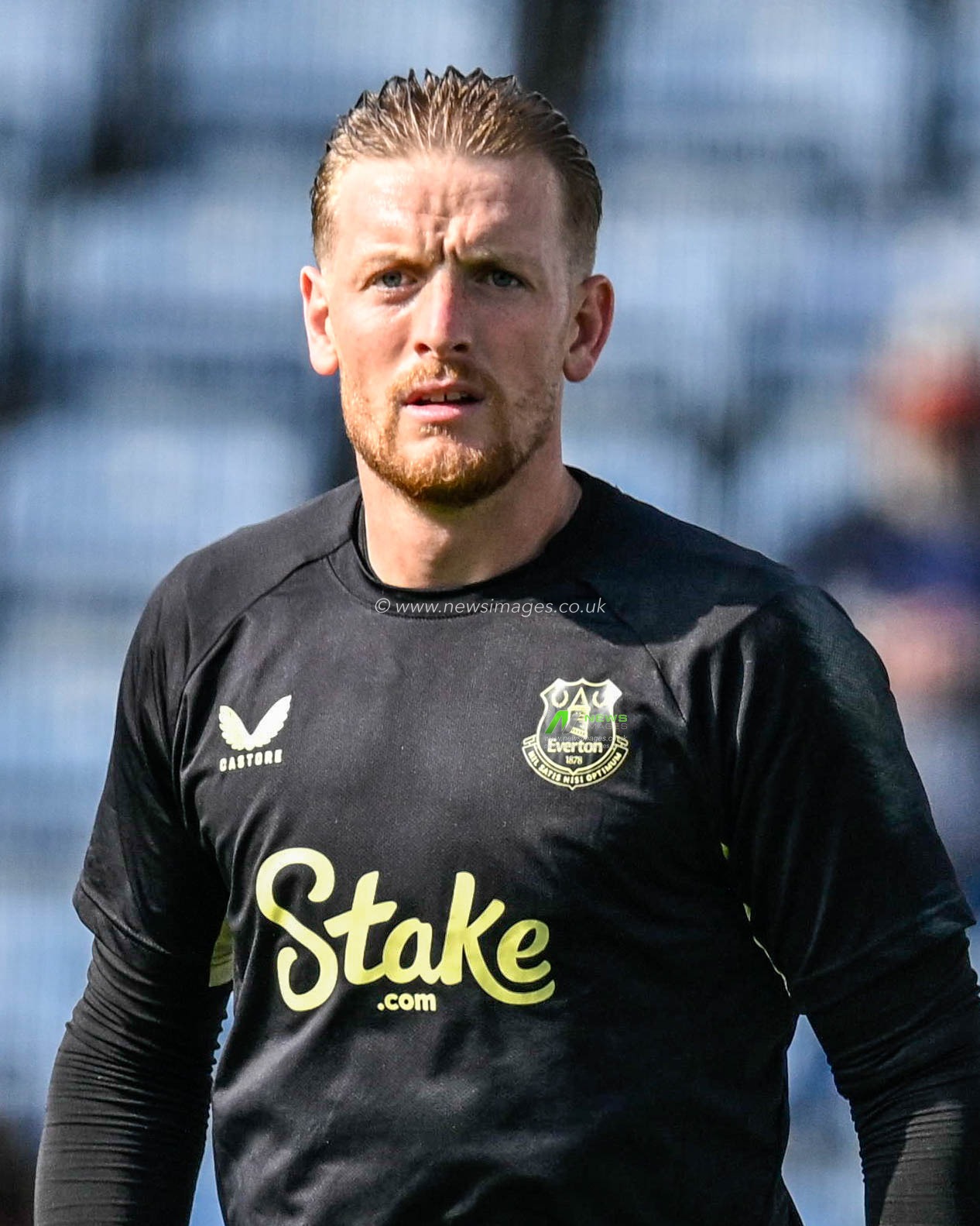 Jordan PICKFORD (Everton Goalkeeper) during the Premier League match Leicester City vs Everton at King Power Stadium, Leicester, United Kingdom, 21st September 2024

(Photo by Mark Dunn/News Images)