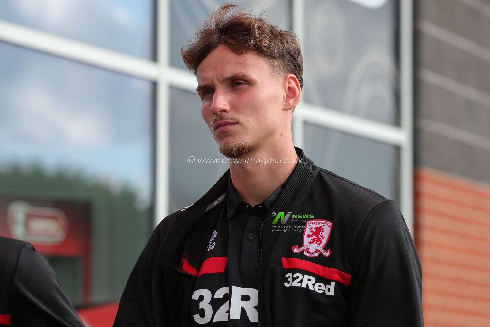 Rav van den Berg of Middlesbrough arrives at AESSEAL New York Stadium ahead of the Pre-season friendly match Rotherham United vs Middlesbrough at New York Stadium, Rotherham, United Kingdom, 19th July 2023

(Photo by James Heaton/News Images)