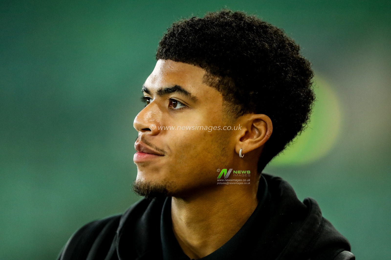 Lucien Mahovo of Norwich City arrives at Carrow Road prior to the Sky Bet Championship match Norwich City vs Preston North End at Carrow Road, Norwich, United Kingdom, 11th February 2025

(Photo by Izzy Poles/News Images)