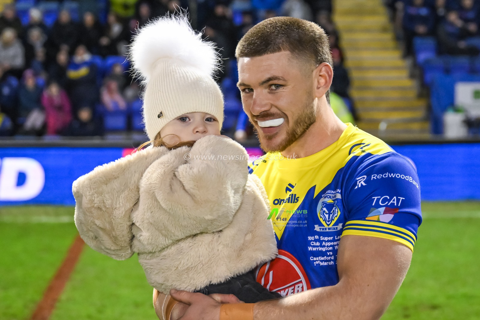 Danny Walker of Warrington Wolves ahead of the Betfred Super League Round 3 match Warrington Wolves vs Castleford Tigers at Halliwell Jones Stadium, Warrington, United Kingdom, 1st March 2024

(Photo by Craig Thomas/News Images)