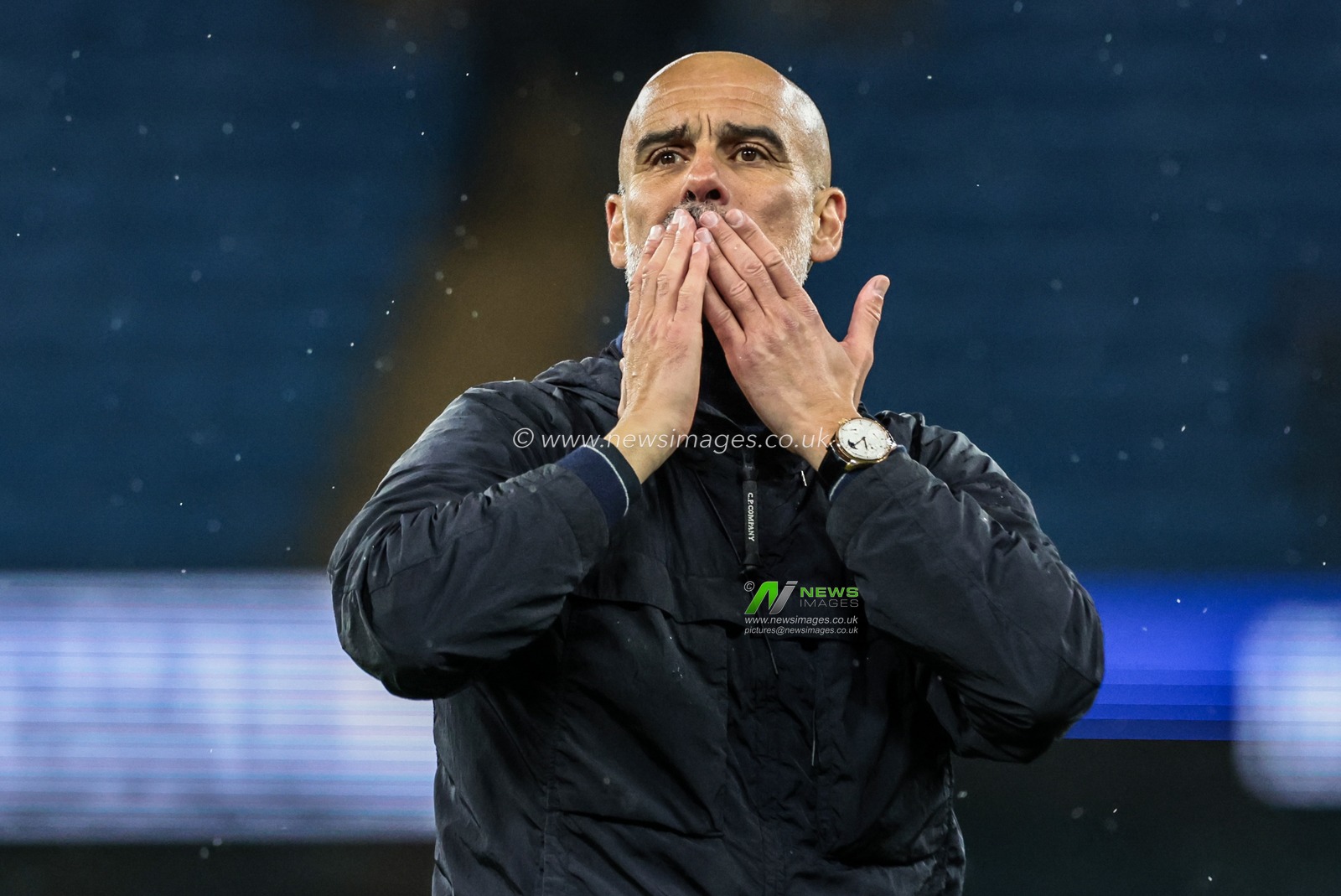 Josep Guardiola manager of Manchester City celebrates with the fans during the Premier League match Manchester City vs Crystal Palace at Etihad Stadium, Manchester, United Kingdom on 13 May 2026

(Photo by Mark Cosgrove/News Images)