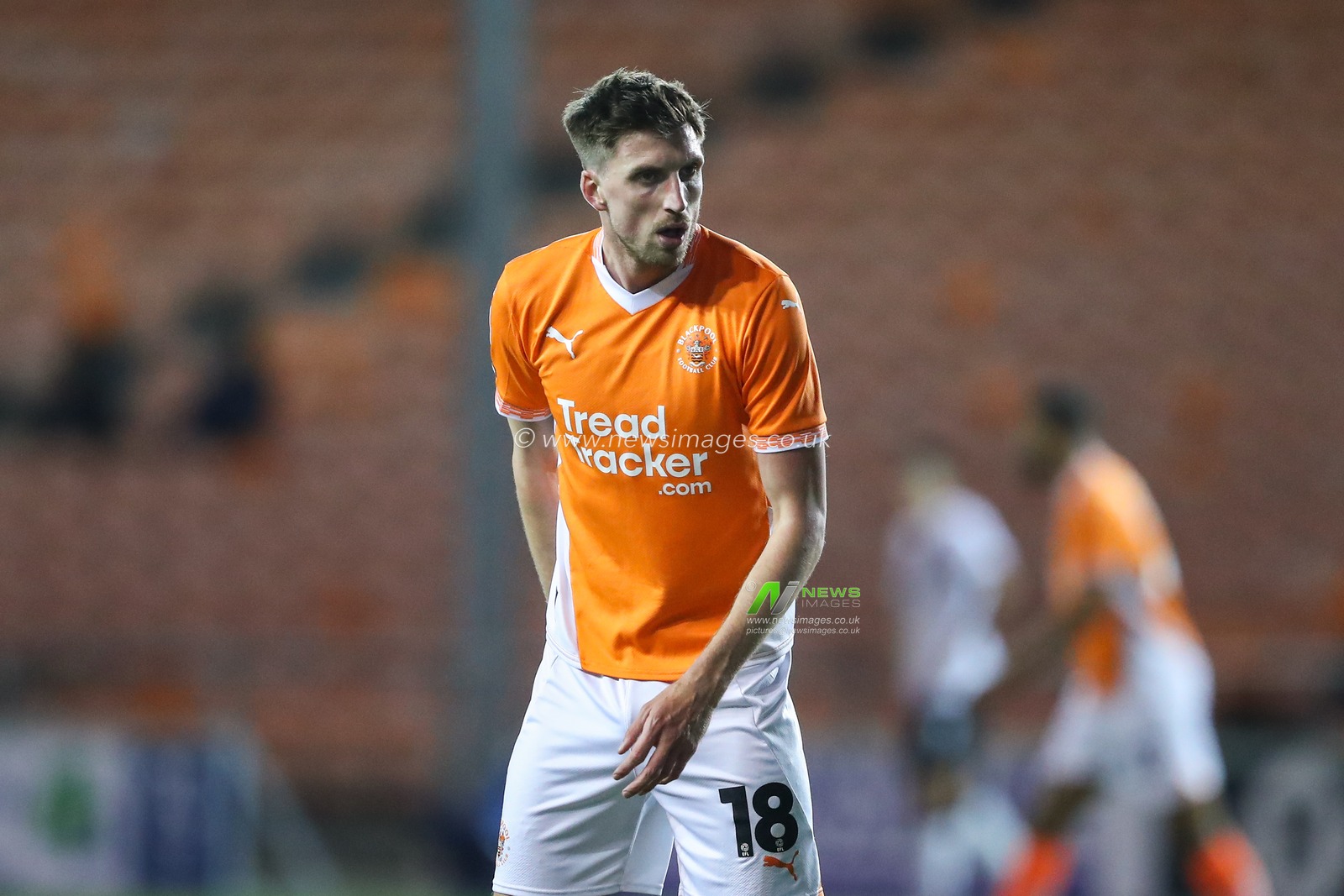 Jake Beesley of Blackpool during the Sky Bet League 1 match Blackpool vs Lincoln City at Bloomfield Road, Blackpool, United Kingdom, 1st October 2024

(Photo by Gareth Evans/News Images)