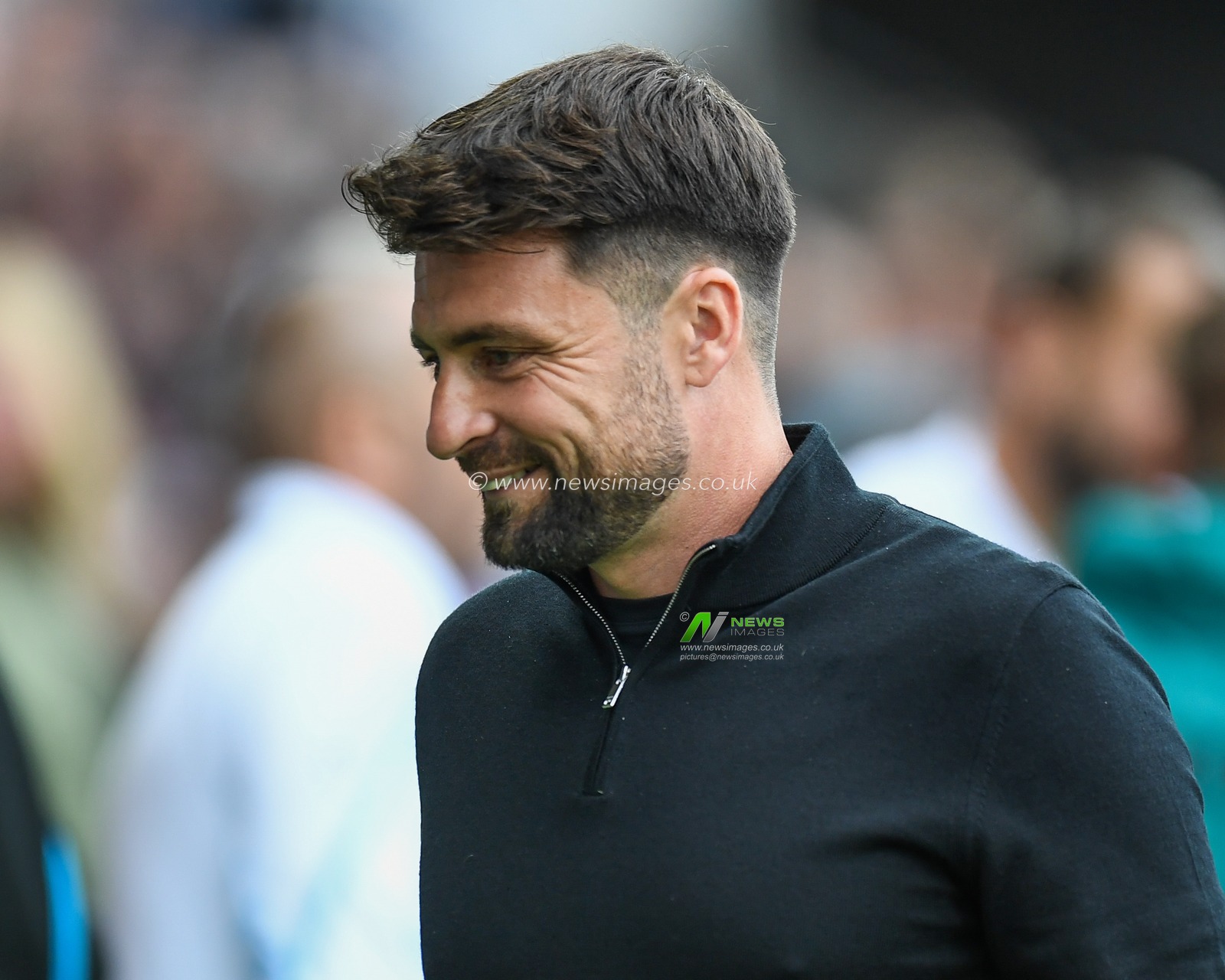 Russell Martin manager of Swansea City during the Sky Bet Championship match Swansea City vs Queens Park Rangers at Swansea.com Stadium, Swansea, United Kingdom, 3rd September 2022

(Photo by Mike Jones/News Images)
