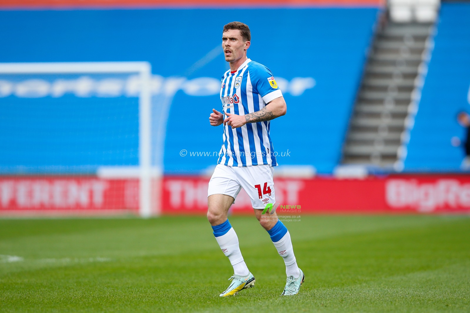 Josh Ruffels #14 of Huddersfield Town during the Sky Bet Championship match Huddersfield Town vs Reading at John Smith's Stadium, Huddersfield, United Kingdom, 8th May 2023

(Photo by Ben Early/News Images)