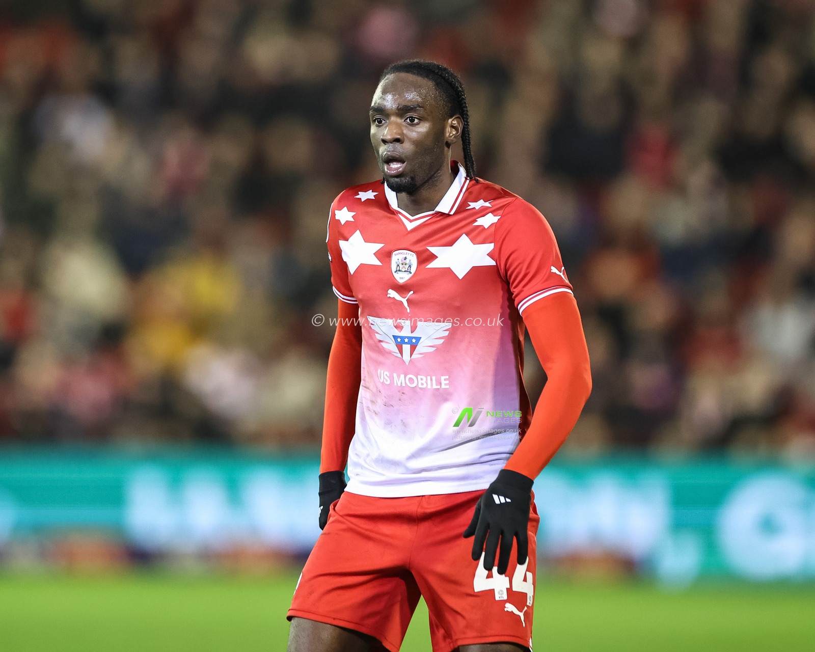 Devante Cole of Barnsley during the Sky Bet League 1 match Barnsley vs Bolton Wanderers at Oakwell, Barnsley, United Kingdom, 5th March 2024

(Photo by Mark Cosgrove/News Images)