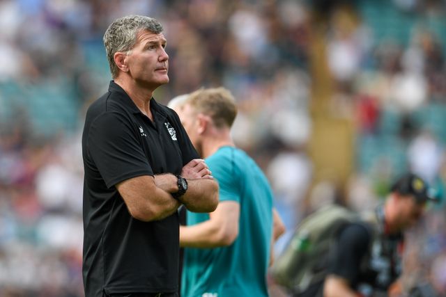 Rob Baxter following Exeter Chiefs loss during the Gallagher PREM Final match Northampton Saints vs Exeter Chiefs at Allianz Stadium, Twickenham, United Kingdom on 20 June 2026.

(Photo by Alex Williamson/News Images)