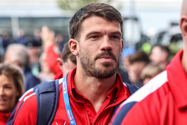 Oliver Gildart of Hull KR arrives during the Betfred Challenge Cup Semi-Finals match Warrington Wolves vs Hull KR at Eco-Power Stadium, Doncaster, United Kingdom on 10 May 2026

(Photo by Alfie Cosgrove/News Images)