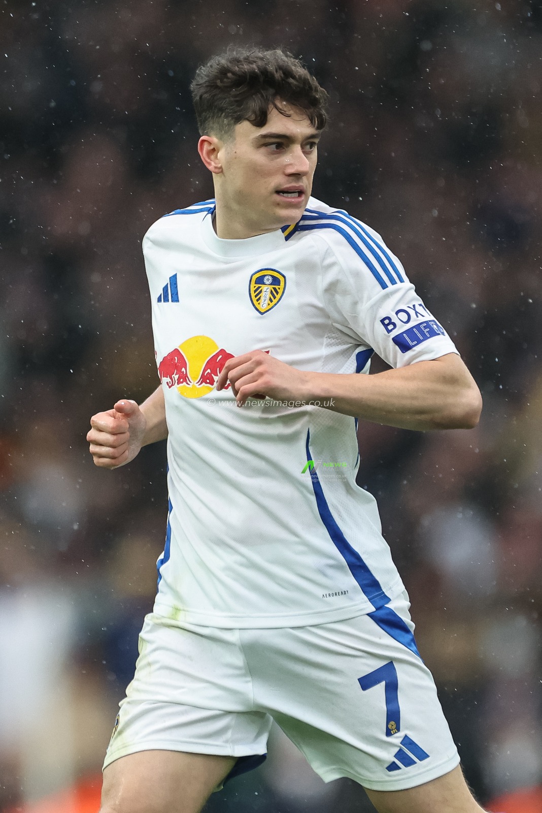 Daniel James of Leeds United during the Sky Bet Championship match Leeds United vs Blackburn Rovers at Elland Road, Leeds, United Kingdom, 1st January 2025

(Photo by Mark Cosgrove/News Images)